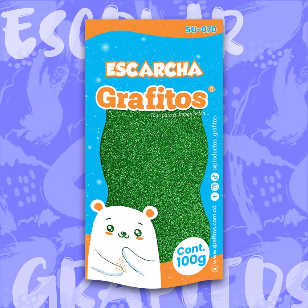 ESCARCHA 100 GR CORRIENTE VERDE