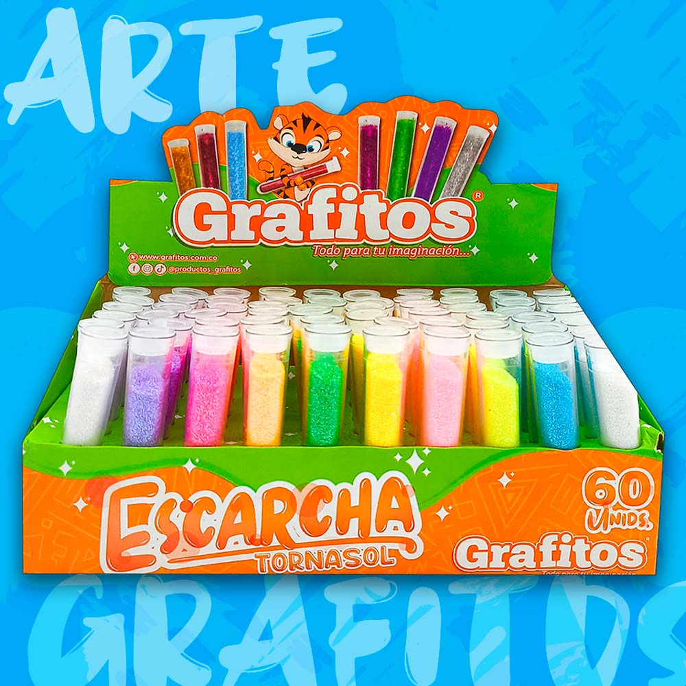 Caja De Escarcha Tornasol Grafitos