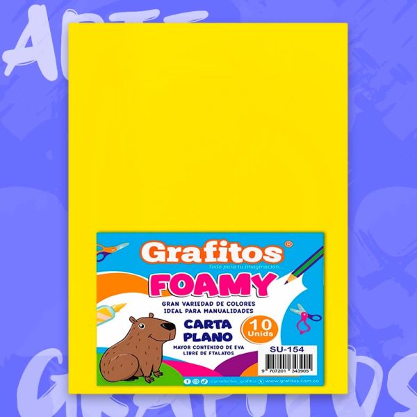 foamy-carta-liso-amarillo