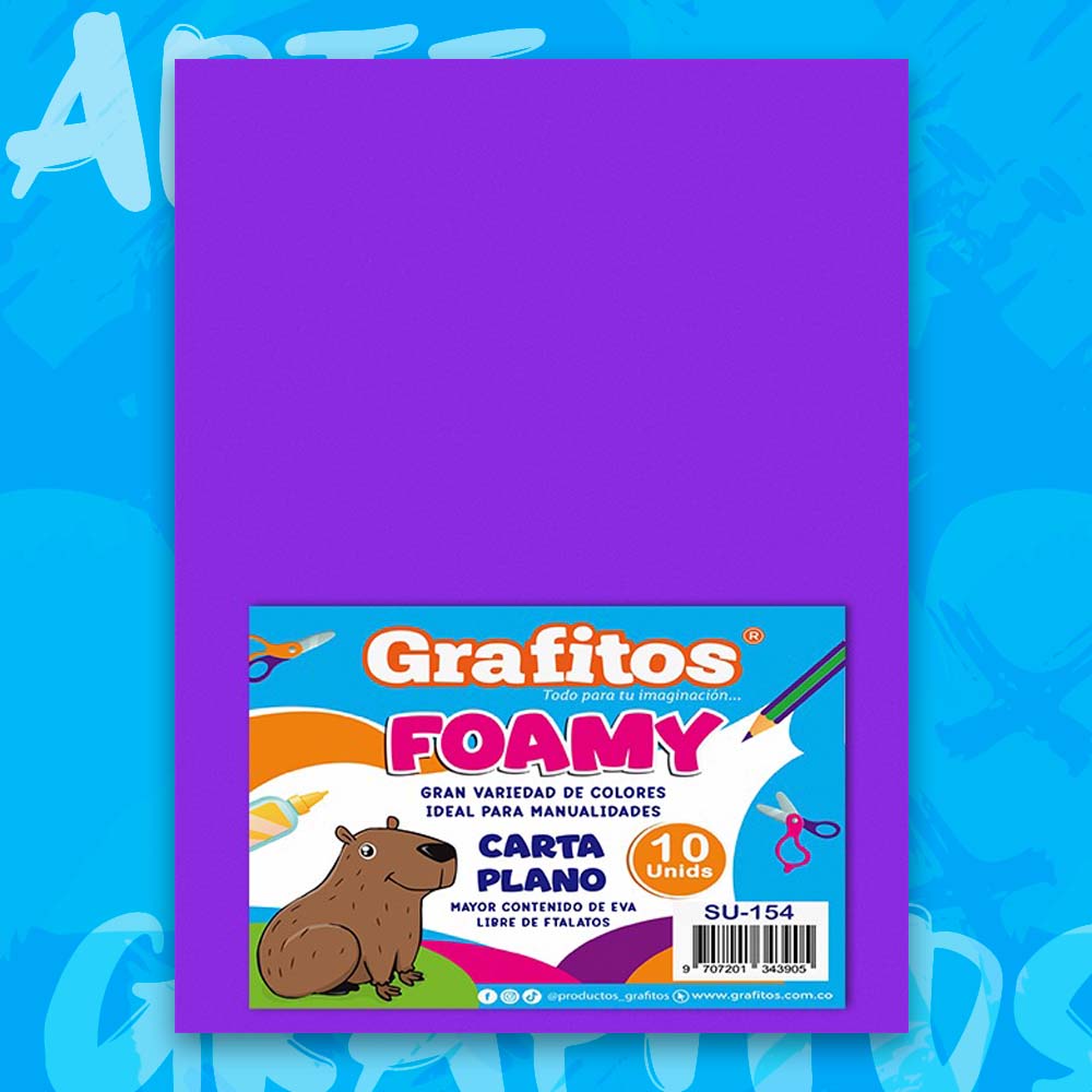 FOMI CARTA MORADO PAQUETE x10