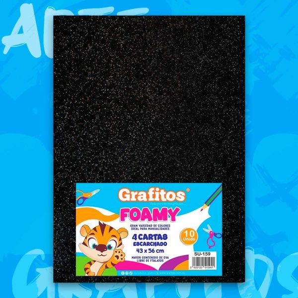 foamy-cuatro-cartas-escarchado-negro