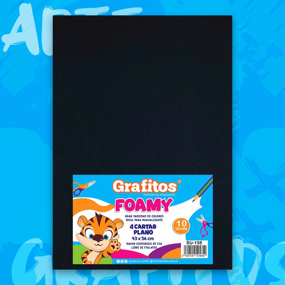 FOMI CUATRO CARTAS NEGRO