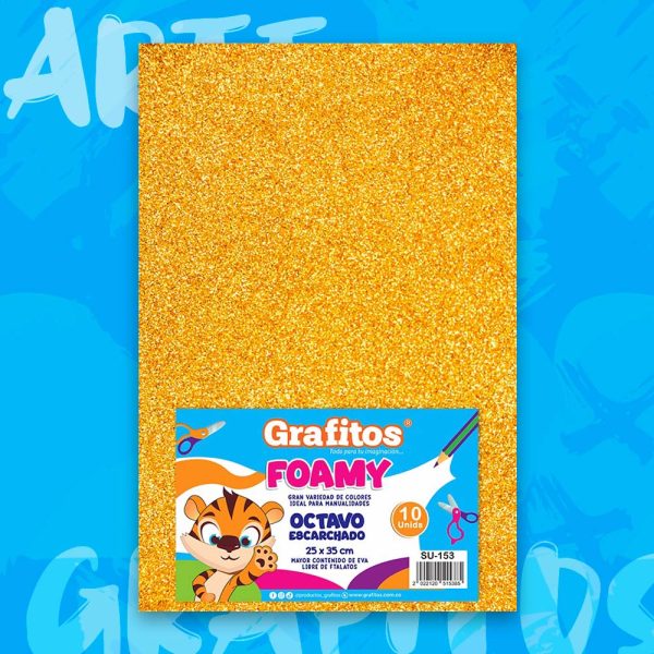 foamy-en-octavo-dorado-escarchado