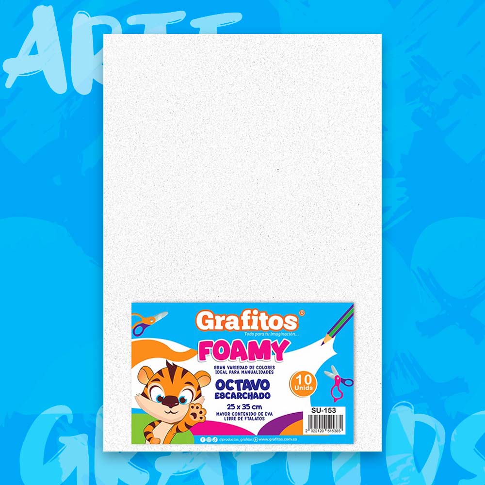 FOMMY 1/8 ESCARCHADO BLANCO