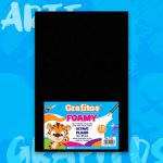 foamy-en-octavo-lizo-negro