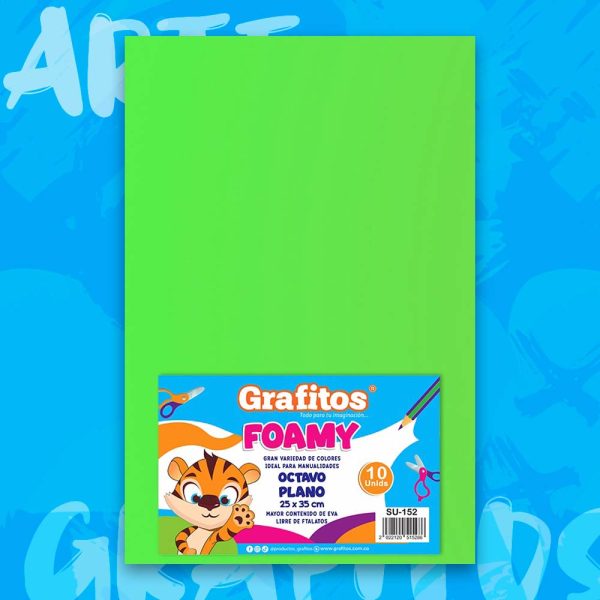 foamy-en-octavo-lizo-verde-biche