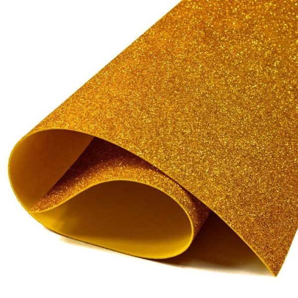 foamy escarchado dorado