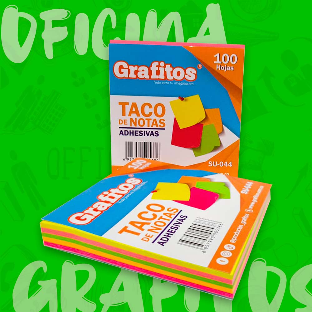 Taco de Notas x100 Grafitos SU-044