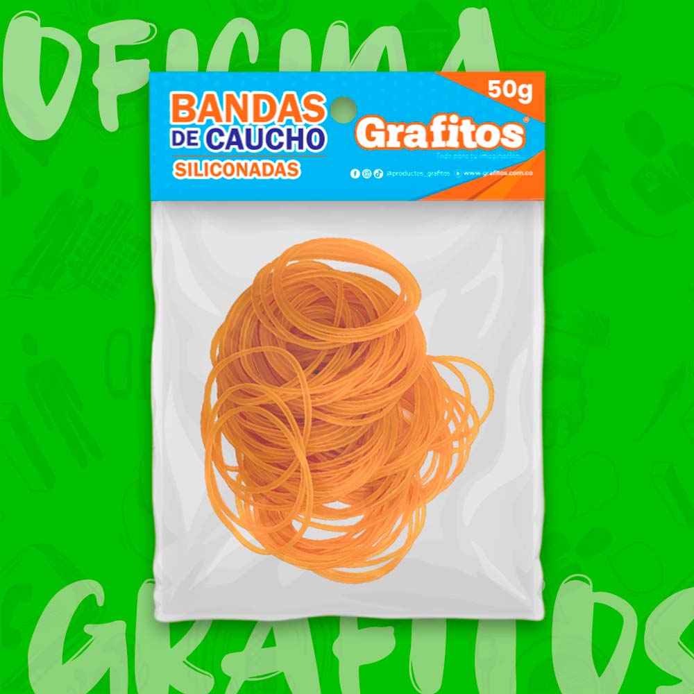 Ligas De Caucho Siliconadas Grafitos