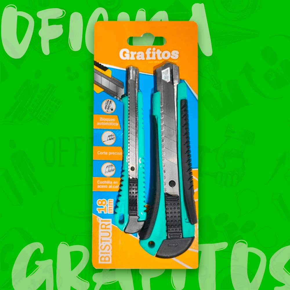BISTURI GRAFITOS INDUSTRIAL SU-067 X2 GR Y PEQ
