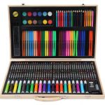 SET ARTE SE-180 PCS SUPER MEGA ART CAJA MADERA