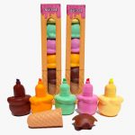 Resaltadores de Cono x5 Und Kawaii Grafitos Su104