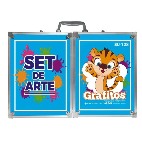 Set Arte Metalico 128 Piezas Grafitos