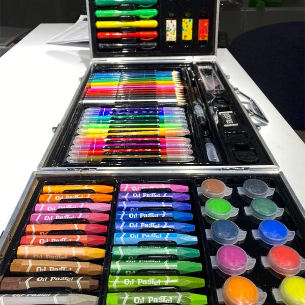 Kit Arte Metalico 128 Piezas Grafitos