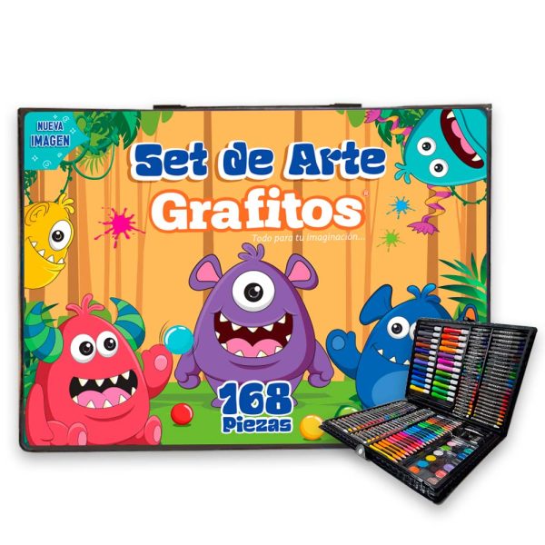 set-de-arte-168-nino-mounstros