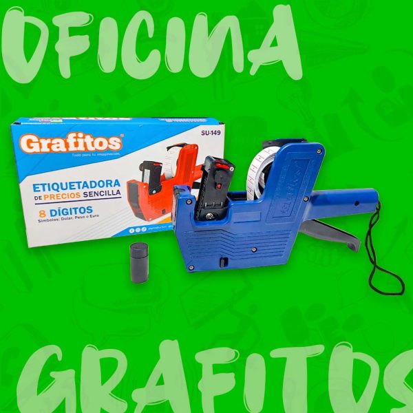 Etiquetadora de Precios 8 Digitos Grafitos