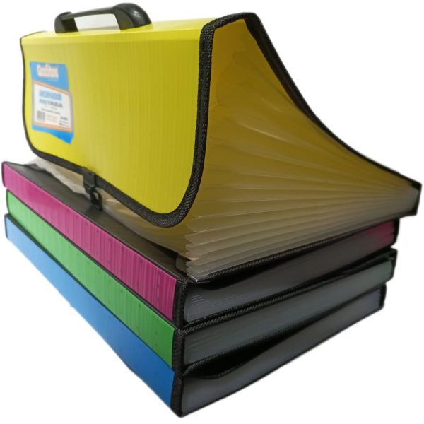 archivador 13 bolsillos grafitos oficio