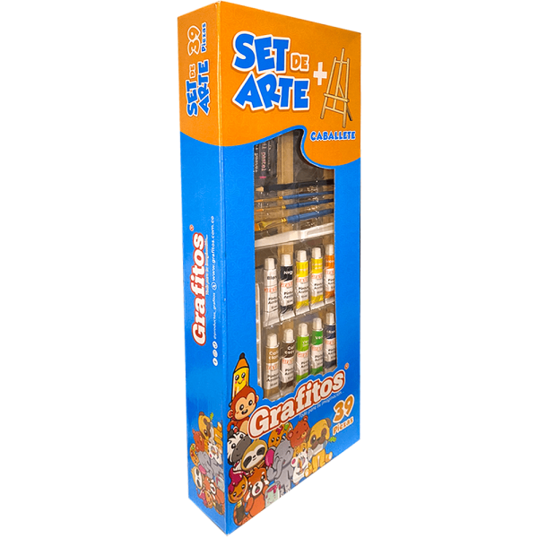 set de arte de 39 piezas