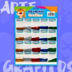 Cartón De Escarcha Corriente Grafitos