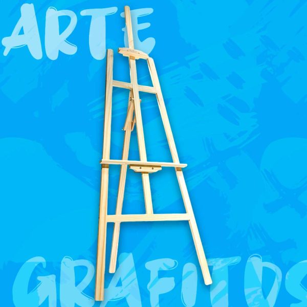 Caballete De Madera Grafitos Mediano