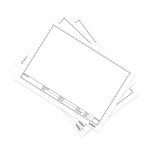 hojas de plancha F4 rotulada