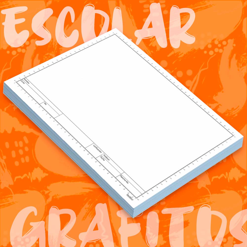 Plancha Con Rotulo F6 Grafitos