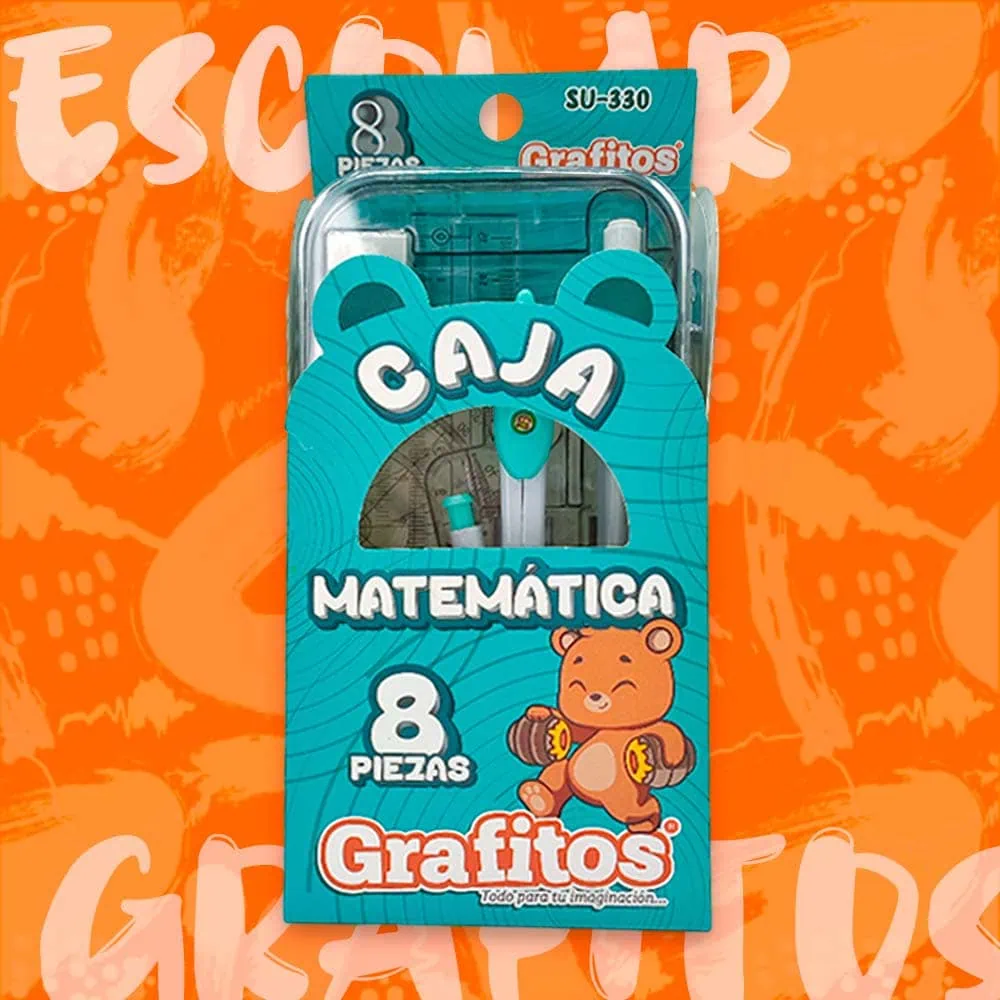 Caja Matemática Grafitos De 8 Piezas