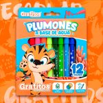 Plumones A Base De Agua Grafitos