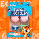 Set Mejora Letra x4 Grafitos