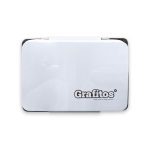 almohadilla de tinta negra grafitos