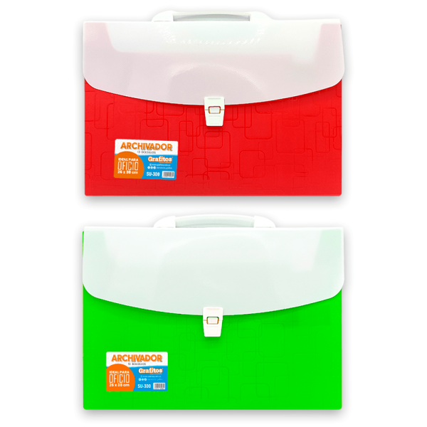 archivadores oficio grafitos 13 bolsillos