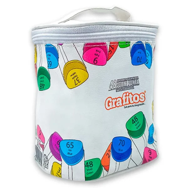 Marcadores a base de alcohol doble punta 48 SU-314-48 (6)