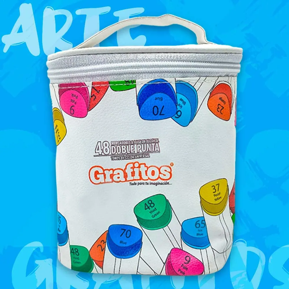Set de 48 Marcadores a Base de Alcohol