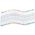 Marcadores a base de alcohol doble punta SU-314 (2)