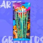 Pinceles de cerda fina x9 SU-324