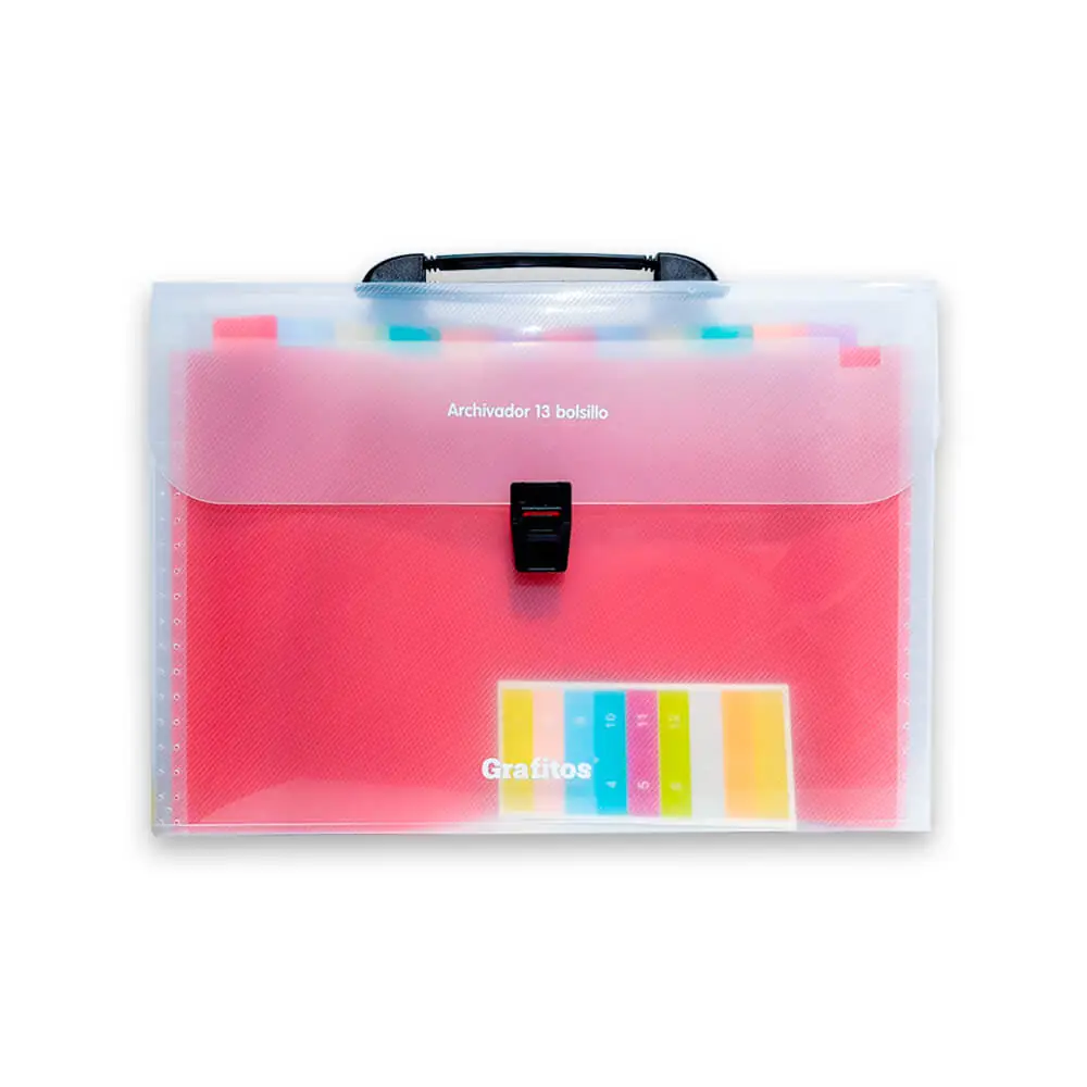 Archivador 13 Bolsillos Carta