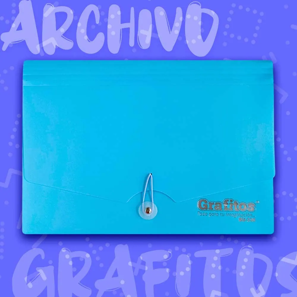 Archivador 13 Bolsillos Grafitos