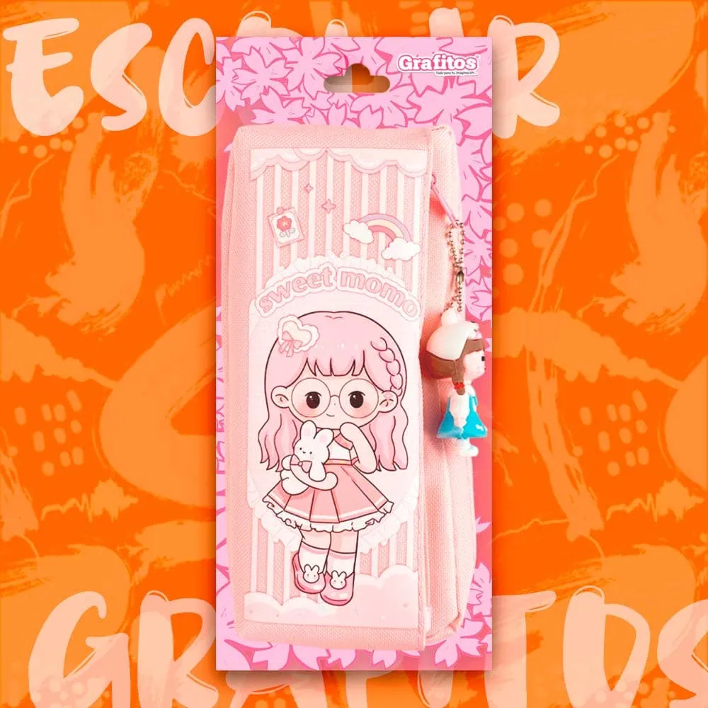 Cartuchera Kawaii Sweet Momo