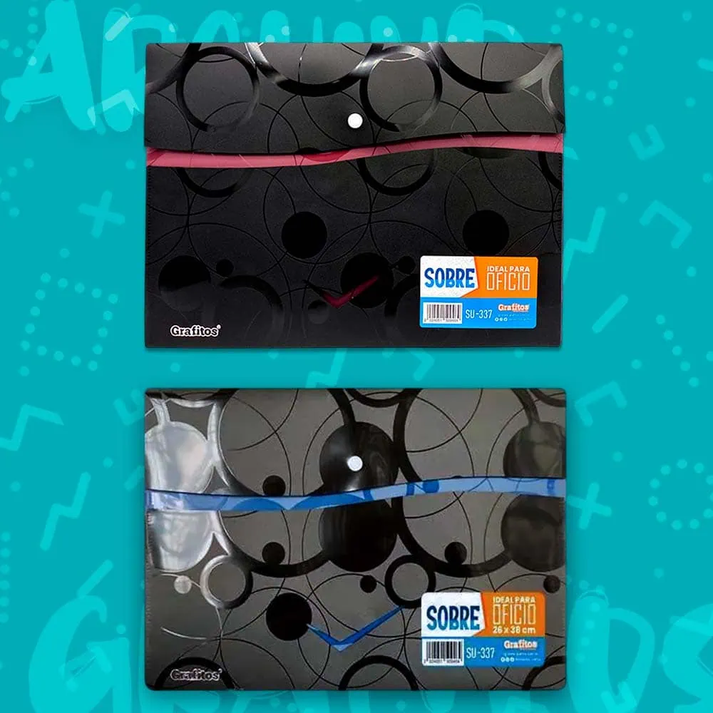 Sobre De Broche Oficio Grafitos Formal