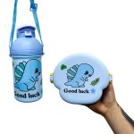 termo con portacomida dino