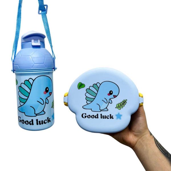 termo con portacomida dino