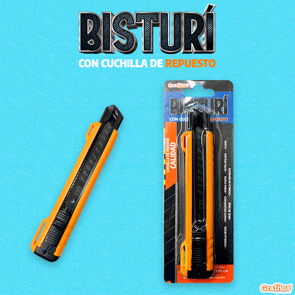 Bisturí Retráctil con Repuesto SU-392