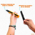 Detalles de la cuchilla del bisturi