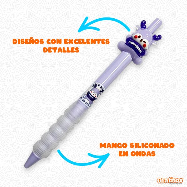 Bolígrafos Gel Retráctiles Kawaii