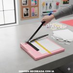 imagen de IA referencia guillotina de colores